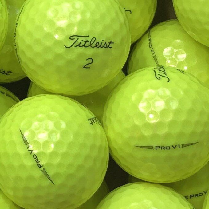 Titleist Pro v1-v1x Grade AA Jaune (fleche grasse)